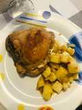 Pollo a la cacerola con papas