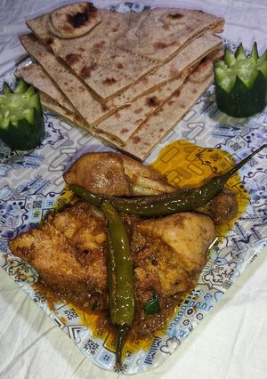 A picture of Chicken Achari Karahi.