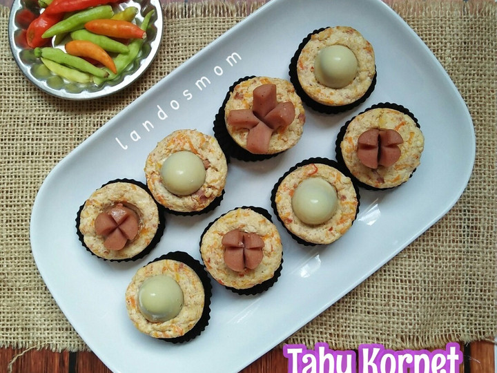 Resep: Tahu Kornet Sosis Telor (versi kukus) Gampang