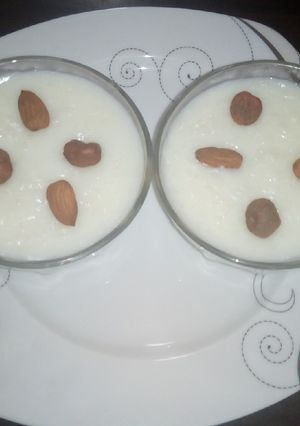 صورة لوصفة ارز بالحليب