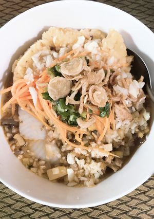 Hình của món Bánh đúc mặn.
