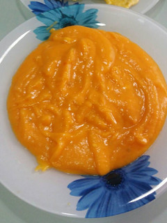 Una foto de Puré de calabaza