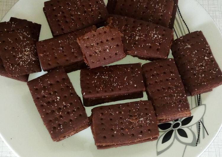 Homemade bourbon biscuits