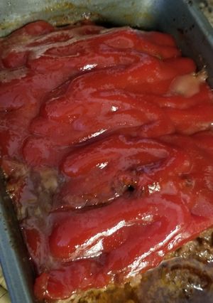 A picture of Chris' Awesome Meatloaf.
