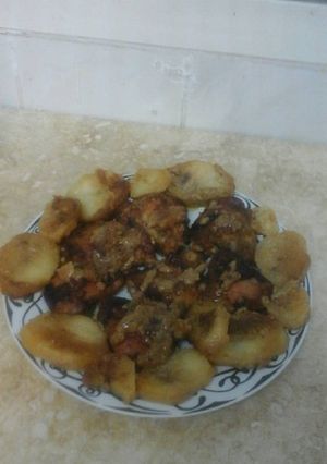 صورة لوصفة الفراخ المشويه مع البطاطس