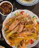 Gà Luộc Chấm Nước Tương Kiểu Tàu