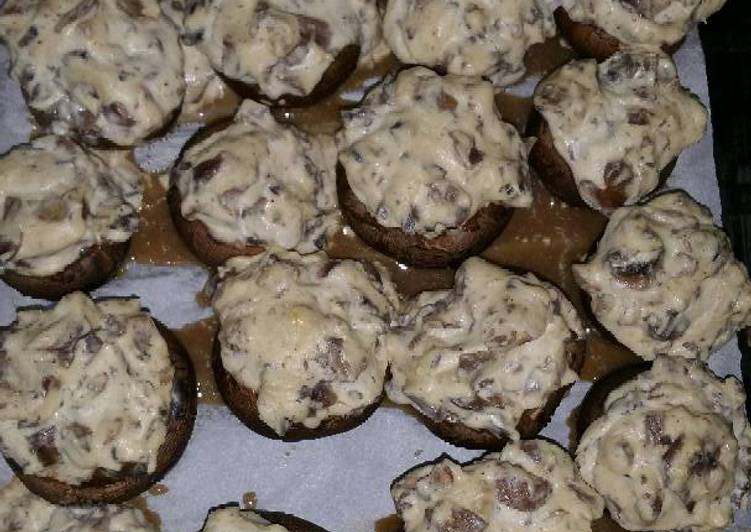 Steps to Make Tasty Mouthwatering Stuffed Mushrooms