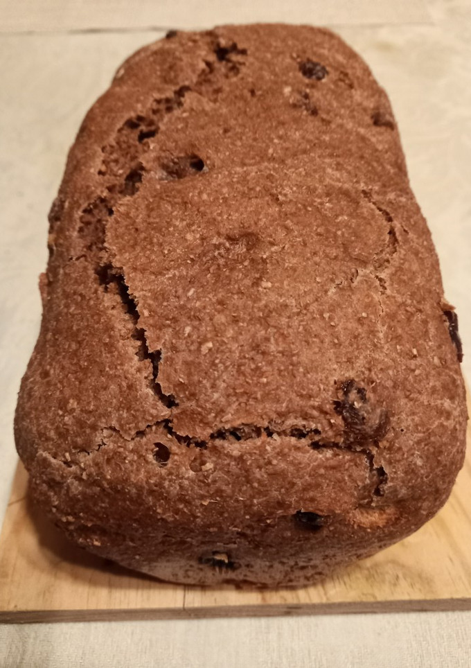 Una foto de Pan de centeno con pasas y nueces (panificadora Lidl)