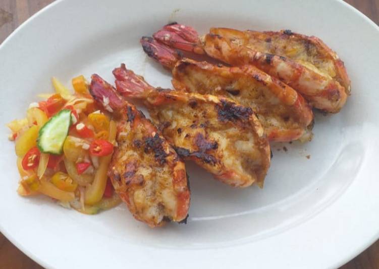Resep Udang bakar jimbaran teflon Anti Gagal
