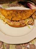 Omelette nuvola al cipollotto