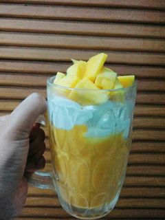Foto resep Jus Mangga Kekinian (Mango Thai) #enakanbikinsendiri