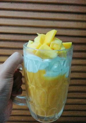 Foto resep Jus Mangga Kekinian (Mango Thai) #enakanbikinsendiri
