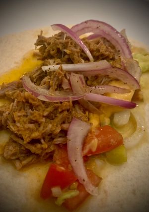 Una foto de Cochinita pibil en Thermomix