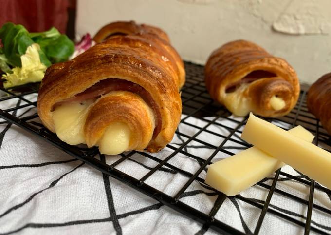 Recette Appétissante ☆Pain Jambon Comté... façon Pain au Chocolat☆