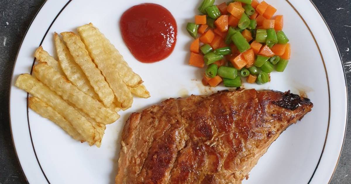 Resep Steak Salmon Teriyaki Oleh Diyanahung Cookpad