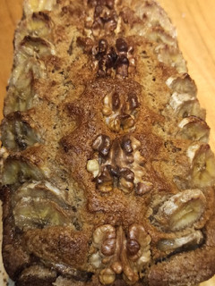 Una foto de Budín integral de banana y manzana