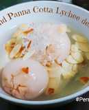 Baby Almond Panna cotta Lychee dessert - Chè khúc bạch em bé