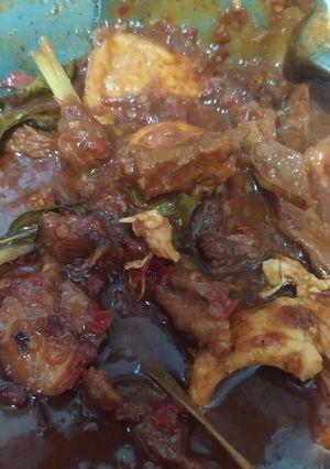 Foto resep Daging/telur/tahu mercon
