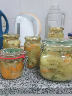 Una foto de Berenjenas al escabeche