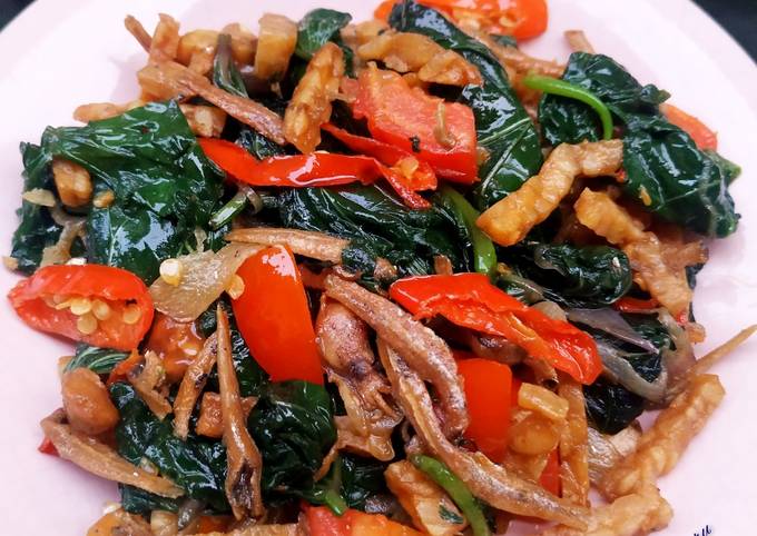 Resep Tumis Daun Ubi Teri Tempe Oleh Hayati Ms Cookpad