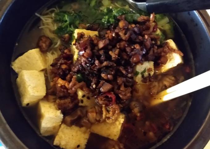 Recipe of Perfect Vegetarian Mapo Tofu Noodles