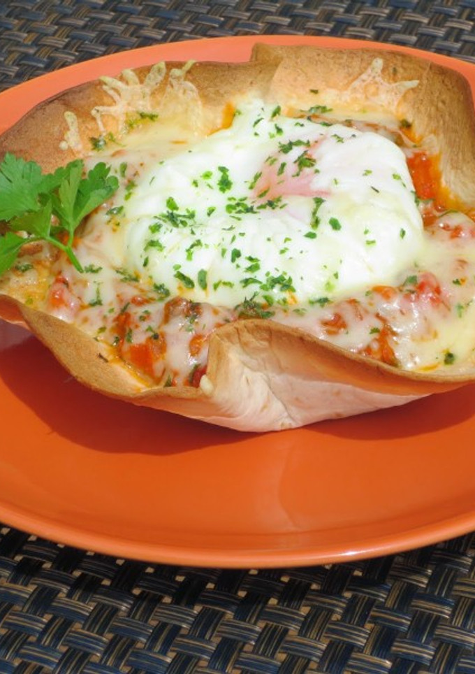 Una foto de Huevos Rancheros a la española