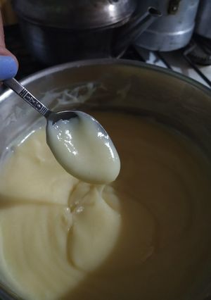 Una foto de Crema pastelera casera 🥄