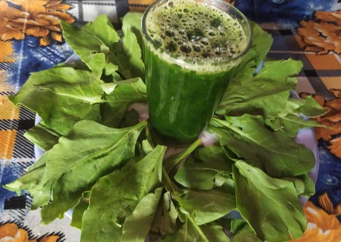 healthy palak ka juice recipe in