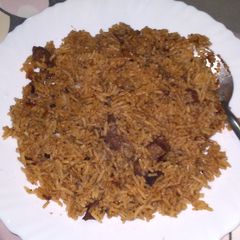 A picture of Beef pilau.