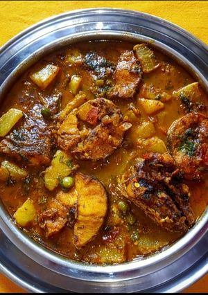 শোল মাছের কারি (shol macher curry recipe in Bengali) রেসিপির প্রধান ছবি