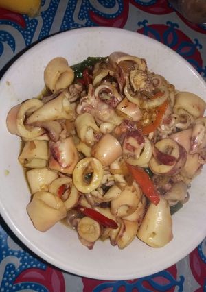 Foto resep Oseng cumi asin