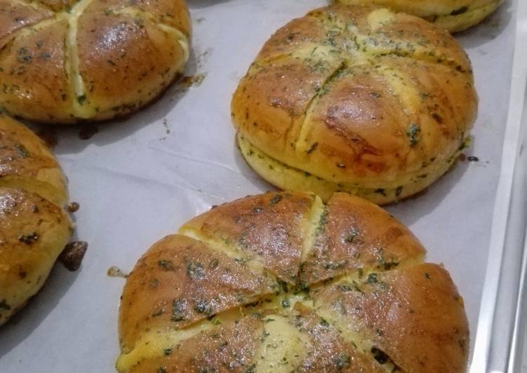 Resep Roti bawang keju Korea /Korean Garlic Cheese Bread, Lezat