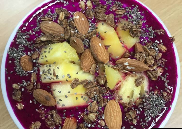 Bahan Membuat Dragon Fruit Smoothie Bowl yang sempurna