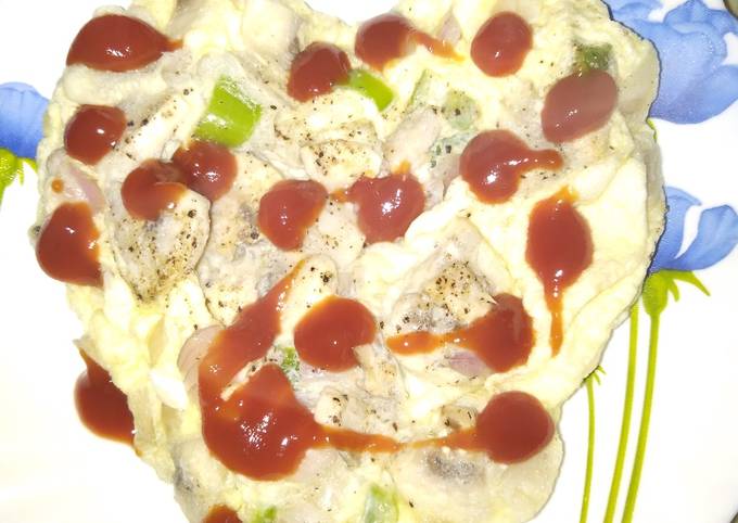 Omelette in Microwave No Oil Recipe