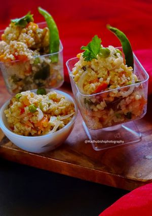 A picture of Dalia Upma.