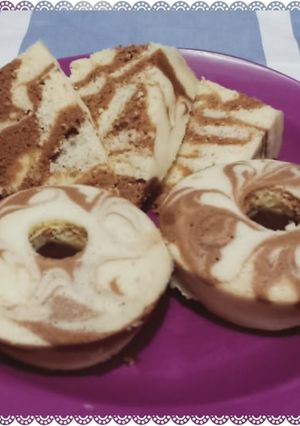 Foto resep Bolu zebra kukus