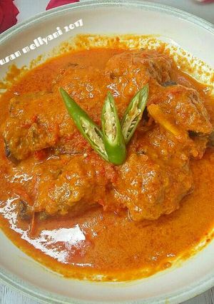 Foto resep Ikan asap masak santan pedas