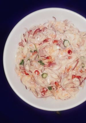 A picture of Curd Onion Chutney.