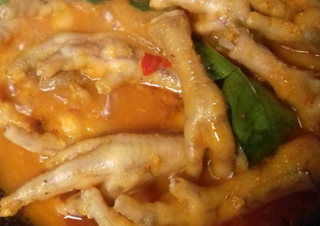 Seblak ceker balado
