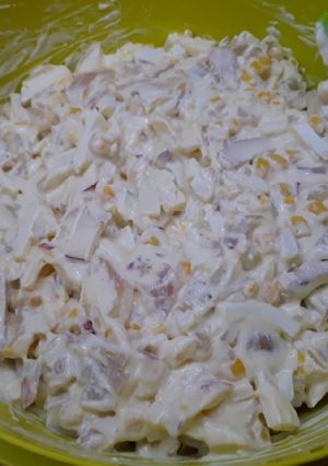 Jércemell saláta recept fotója