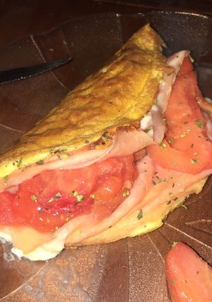 Una foto de Omelette completo