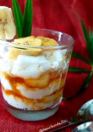 Foto resep Parfait Sumsum Kinca Pisang