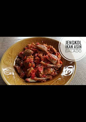 Foto resep Jengkol ikan asin Balado