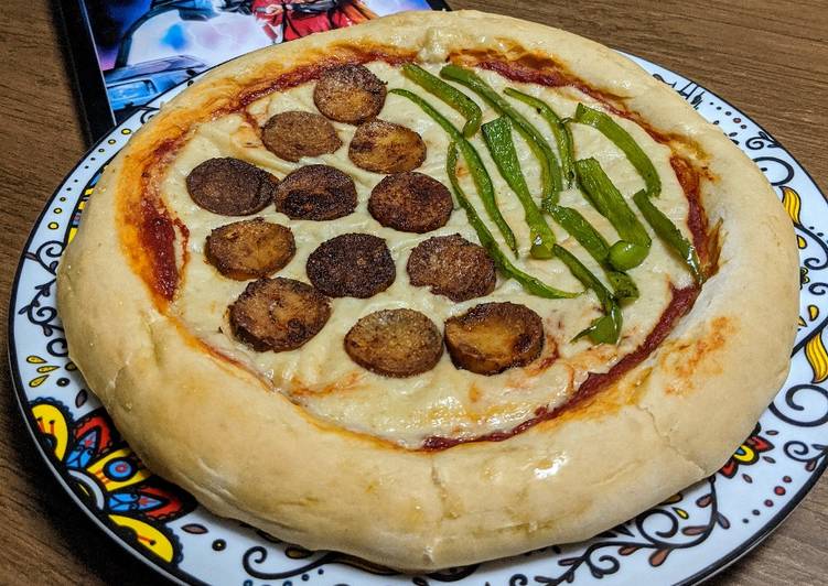 * "De Volta para o Futuro" (Pizza vegana de pepperoni c/ pimentão) -
Gozhowgos