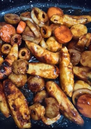 Foto resep Bakso Bakar Pedas Manis