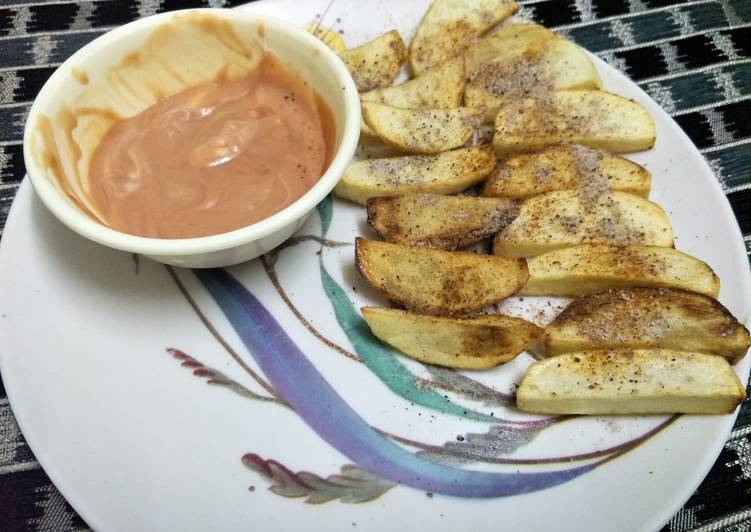 How to Prepare Homemade Potato wedges