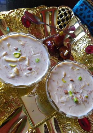 A picture of Dates sevai kheer.