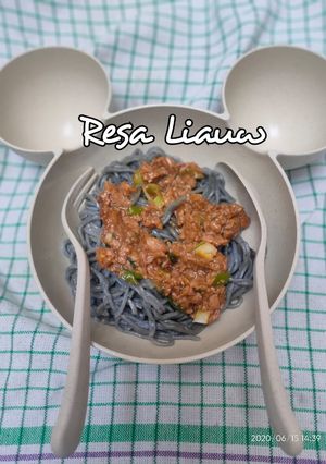 Foto resep Mie Ayam Charcoal