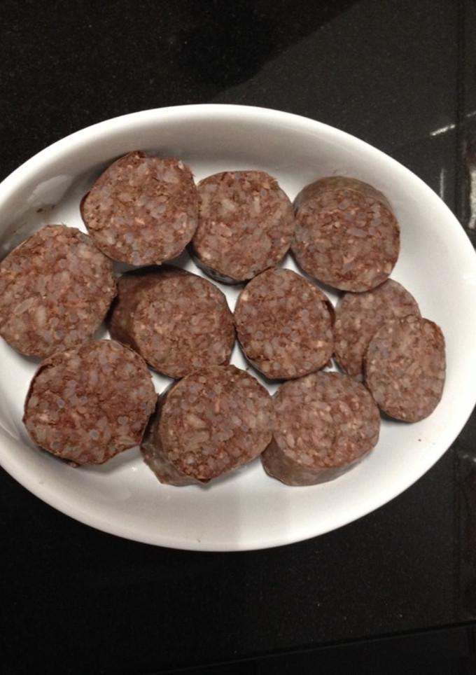 Una foto de Morcilla de verduras con tomate