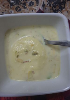 A picture of Rasmalai.